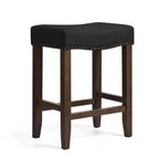 Sgabelli da Bar Senza Schienale da 24" – Sgabelli Moderni da Bancone, Sgabelli da Isola Cucina in Legno