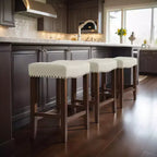 Sgabelli da Bar Senza Schienale da 24" – Sgabelli Moderni da Bancone, Sgabelli da Isola Cucina in Legno