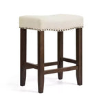 Sgabelli da Bar Senza Schienale da 24" – Sgabelli Moderni da Bancone, Sgabelli da Isola Cucina in Legno