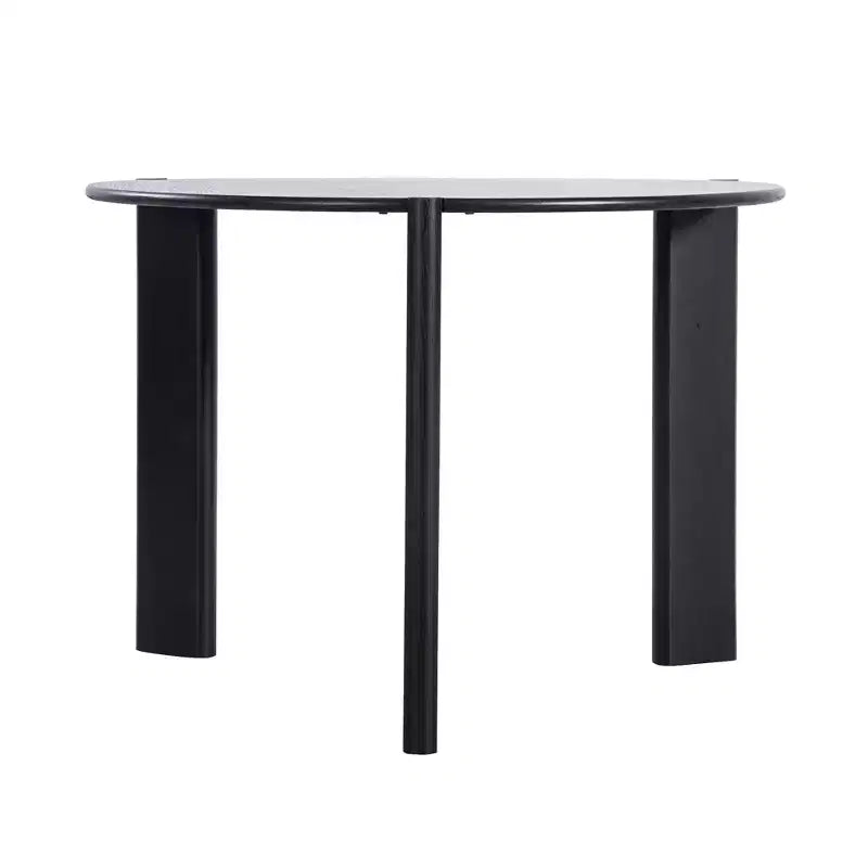 Tavolo da pranzo rotondo in legno massello da 42 pollici per sala da pranzo