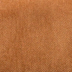 Poltroncina moderna senza braccioli in ciniglia con cuscino e gambe in legno massello – Sedia laterale a seduta profonda