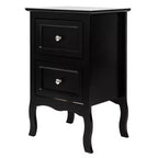 Comodino a 2 ripiani largo 39,40 cm – Comodino compatto con ripiano aperto, struttura in MDF