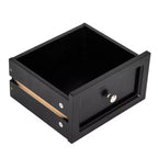 Comodino a 2 ripiani largo 39,40 cm – Comodino compatto con ripiano aperto, struttura in MDF
